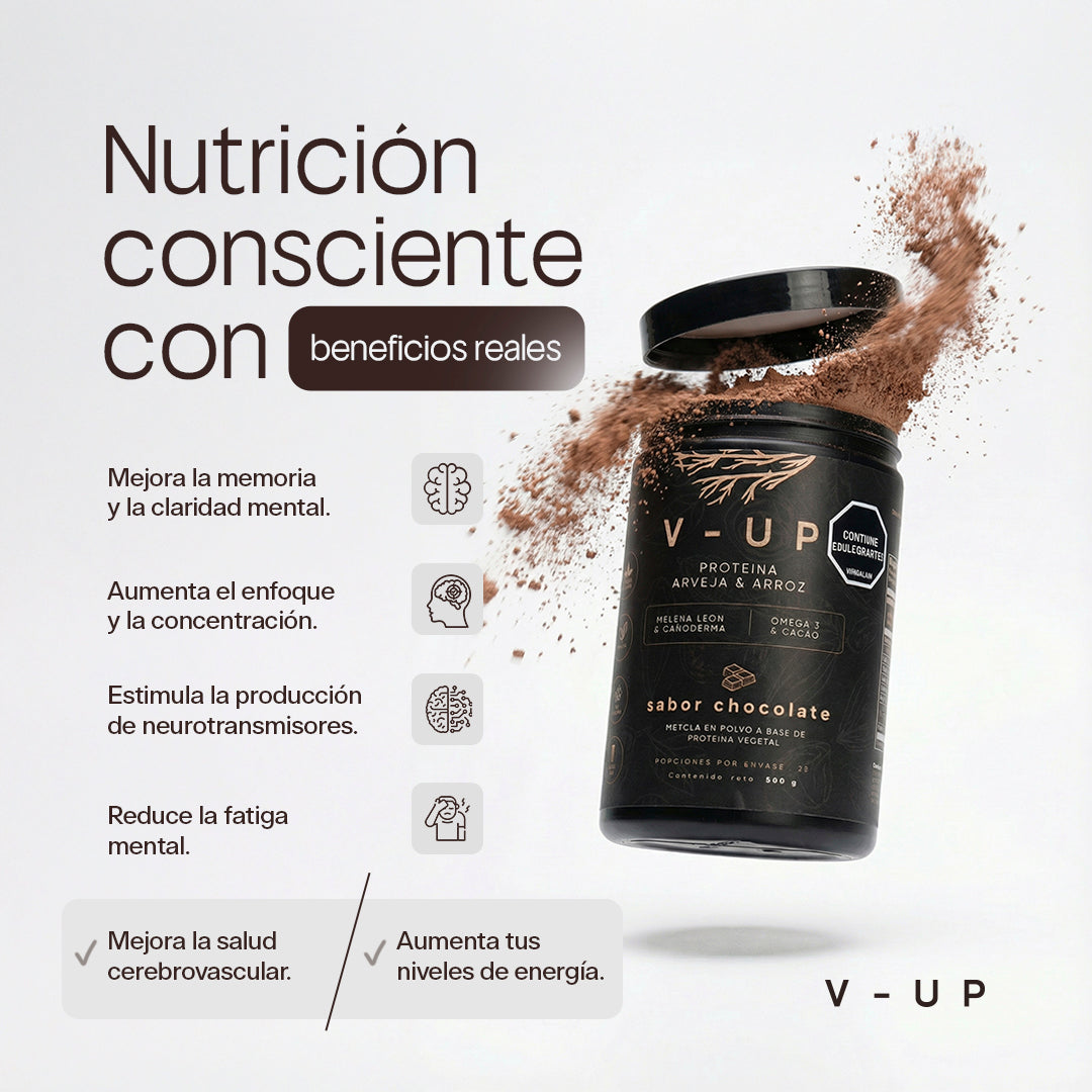 V-UP Fórmula Nootrópica para Claridad Mental y Rendimiento